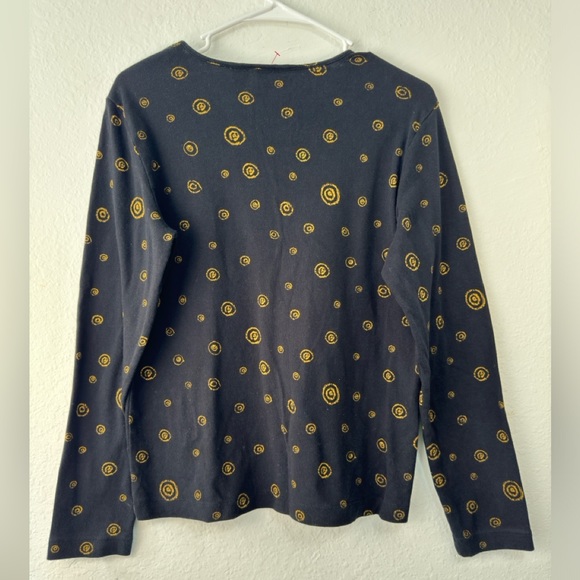 ADDITIONS By CHICOS Women African Graphics Top Medium Size 1 Jersey Tshirt - Picture 3 of 8